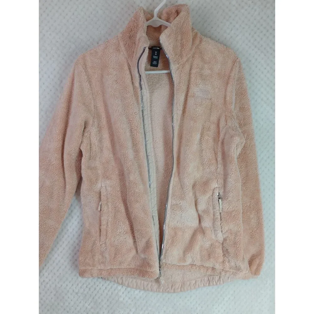 The North Face Osito Jacket Women's Medium Pink Teddy Fleece Jacket